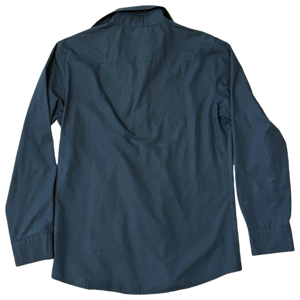 Navy Houndstooth Accent Button-Down - image 3